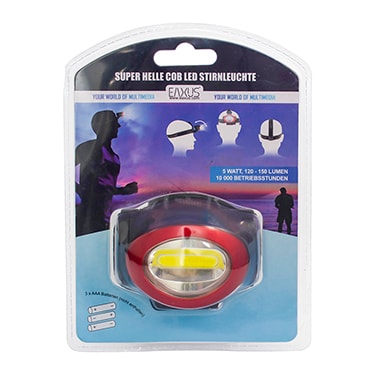 EAXUS Stirnleuchte mit COB-LED