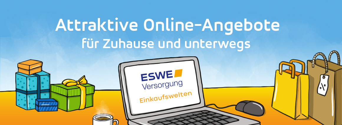 Attraktive Online-Angebote für Zuhause und unterwegs