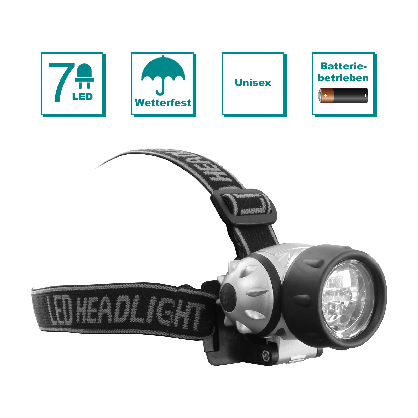 Eaxus Stirnleuchte 7 LED – Perfekte Beleuchtung für jede Situation