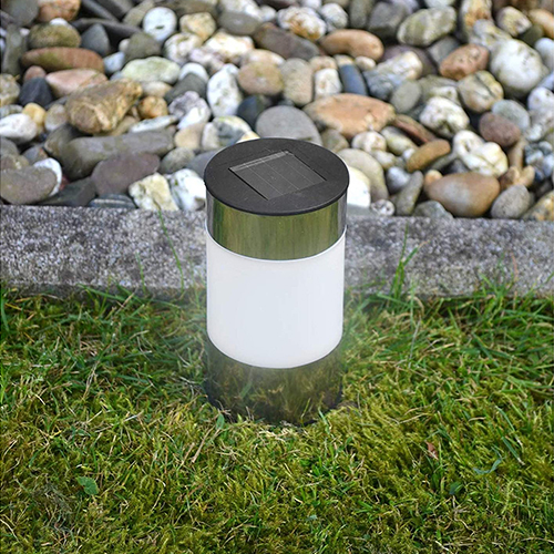 ESW-248_2 EAXUS Garten Solarleuchte Big Tube mit Erdspieß Outdoor