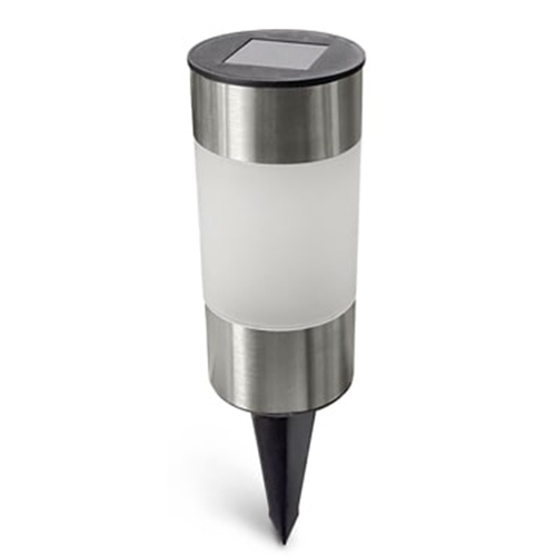 ESW-248_08 EAXUS Garten Solarleuchte Big Tube mit Erdspieß Outdoor