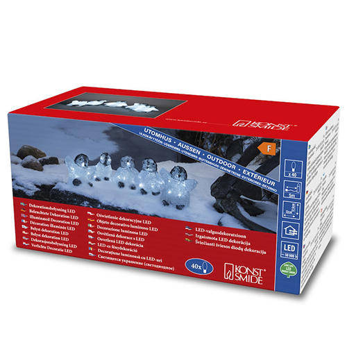 KOSTMIDE Acryl Babypinguine