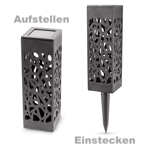 ESW-329_01 EAXUS Solar Gartenleuchte Hollow