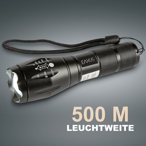 Eaxus LED Taschenlampe aus Aluminium