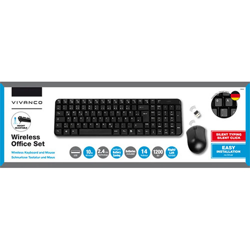 Vivanco MS USB Maus/Tastatur